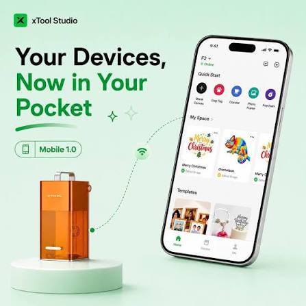 xtool mobile screen